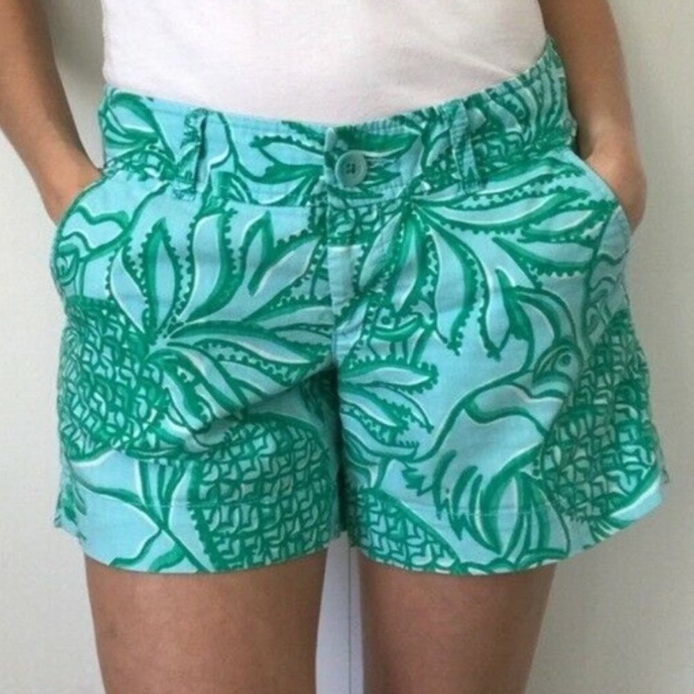 Lilly Pulitzer Originals Toucan Tango Shorts Sz 2